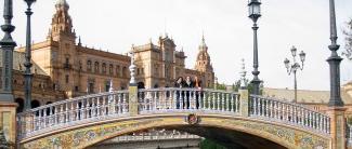 UNE students in Seville Spain